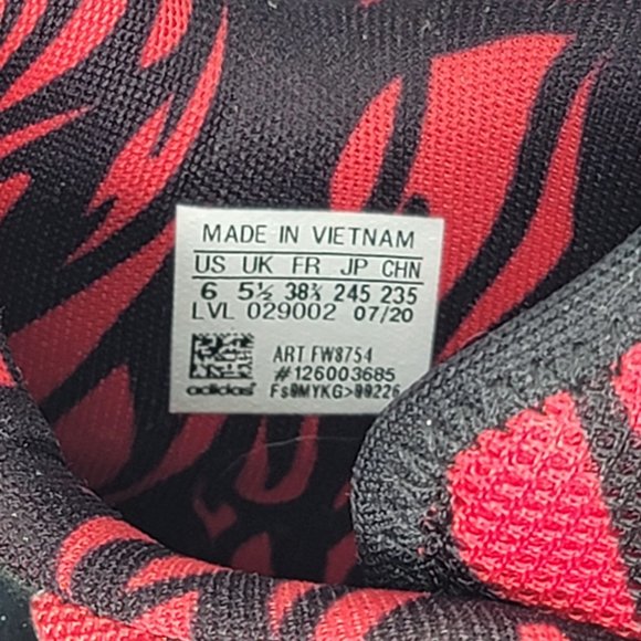 adidas MARVEL X D.O.N. ISSUE #2 J 'VENOM CARNAGE' Men's 6 FW8754 - Picture 8 of 8